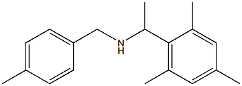 [(4-methylphenyl)methyl][1-(2,4,6-trimethylphenyl)ethyl]amine Struktur