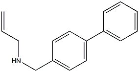 [(4-phenylphenyl)methyl](prop-2-en-1-yl)amine Struktur