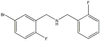 [(5-bromo-2-fluorophenyl)methyl][(2-fluorophenyl)methyl]amine Struktur