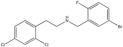 [(5-bromo-2-fluorophenyl)methyl][2-(2,4-dichlorophenyl)ethyl]amine Struktur