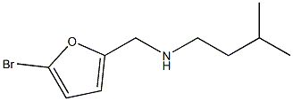 [(5-bromofuran-2-yl)methyl](3-methylbutyl)amine Struktur