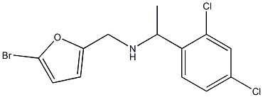 [(5-bromofuran-2-yl)methyl][1-(2,4-dichlorophenyl)ethyl]amine Struktur