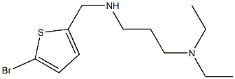 [(5-bromothiophen-2-yl)methyl][3-(diethylamino)propyl]amine Struktur