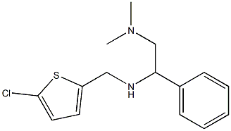 [(5-chlorothiophen-2-yl)methyl][2-(dimethylamino)-1-phenylethyl]amine Struktur