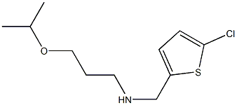 [(5-chlorothiophen-2-yl)methyl][3-(propan-2-yloxy)propyl]amine Struktur