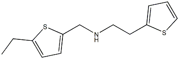 [(5-ethylthiophen-2-yl)methyl][2-(thiophen-2-yl)ethyl]amine Struktur