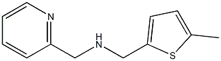 [(5-methylthiophen-2-yl)methyl](pyridin-2-ylmethyl)amine Struktur