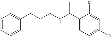 [1-(2,4-dichlorophenyl)ethyl](3-phenylpropyl)amine Struktur