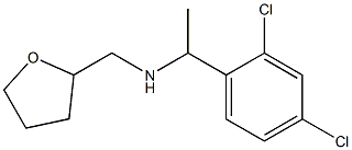 [1-(2,4-dichlorophenyl)ethyl](oxolan-2-ylmethyl)amine Struktur