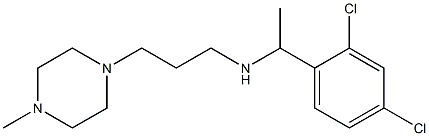 [1-(2,4-dichlorophenyl)ethyl][3-(4-methylpiperazin-1-yl)propyl]amine Struktur