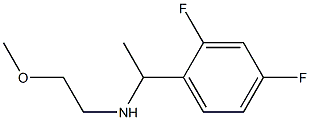 [1-(2,4-difluorophenyl)ethyl](2-methoxyethyl)amine Struktur