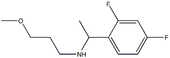 [1-(2,4-difluorophenyl)ethyl](3-methoxypropyl)amine Struktur