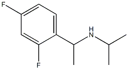 [1-(2,4-difluorophenyl)ethyl](propan-2-yl)amine Struktur