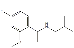 [1-(2,4-dimethoxyphenyl)ethyl](2-methylpropyl)amine Struktur