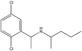 [1-(2,5-dichlorophenyl)ethyl](pentan-2-yl)amine Struktur