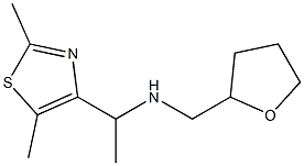 [1-(2,5-dimethyl-1,3-thiazol-4-yl)ethyl](oxolan-2-ylmethyl)amine Struktur