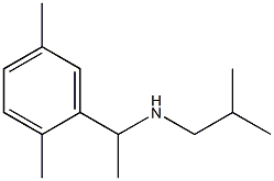 [1-(2,5-dimethylphenyl)ethyl](2-methylpropyl)amine Struktur