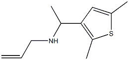 [1-(2,5-dimethylthiophen-3-yl)ethyl](prop-2-en-1-yl)amine Struktur