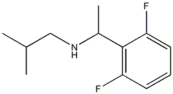 [1-(2,6-difluorophenyl)ethyl](2-methylpropyl)amine Struktur