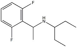 [1-(2,6-difluorophenyl)ethyl](pentan-3-yl)amine Struktur