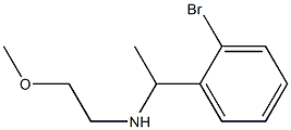 [1-(2-bromophenyl)ethyl](2-methoxyethyl)amine Struktur