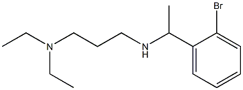 [1-(2-bromophenyl)ethyl][3-(diethylamino)propyl]amine Struktur