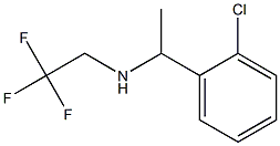 [1-(2-chlorophenyl)ethyl](2,2,2-trifluoroethyl)amine Struktur