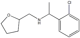 [1-(2-chlorophenyl)ethyl](oxolan-2-ylmethyl)amine Struktur