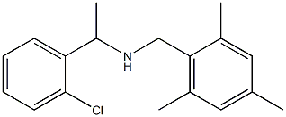 [1-(2-chlorophenyl)ethyl][(2,4,6-trimethylphenyl)methyl]amine Struktur