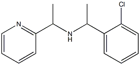 [1-(2-chlorophenyl)ethyl][1-(pyridin-2-yl)ethyl]amine Struktur