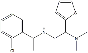 [1-(2-chlorophenyl)ethyl][2-(dimethylamino)-2-(thiophen-2-yl)ethyl]amine Struktur