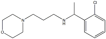 [1-(2-chlorophenyl)ethyl][3-(morpholin-4-yl)propyl]amine Struktur