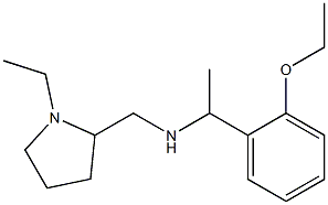 [1-(2-ethoxyphenyl)ethyl][(1-ethylpyrrolidin-2-yl)methyl]amine Struktur