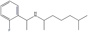 [1-(2-fluorophenyl)ethyl](6-methylheptan-2-yl)amine Struktur