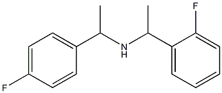 [1-(2-fluorophenyl)ethyl][1-(4-fluorophenyl)ethyl]amine Struktur