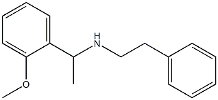 [1-(2-methoxyphenyl)ethyl](2-phenylethyl)amine Struktur