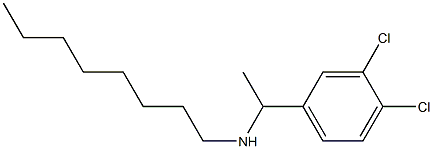 [1-(3,4-dichlorophenyl)ethyl](octyl)amine Struktur