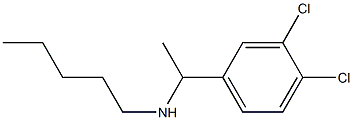 [1-(3,4-dichlorophenyl)ethyl](pentyl)amine Struktur