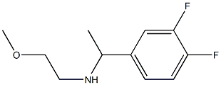 [1-(3,4-difluorophenyl)ethyl](2-methoxyethyl)amine Struktur