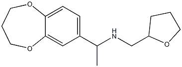 [1-(3,4-dihydro-2H-1,5-benzodioxepin-7-yl)ethyl](oxolan-2-ylmethyl)amine Struktur