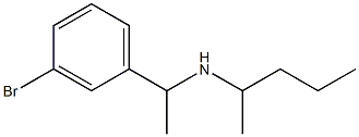 [1-(3-bromophenyl)ethyl](pentan-2-yl)amine Struktur