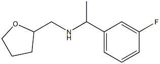 [1-(3-fluorophenyl)ethyl](oxolan-2-ylmethyl)amine Struktur