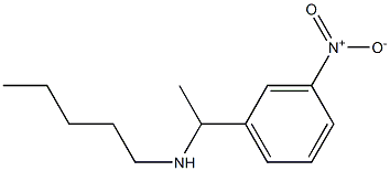 [1-(3-nitrophenyl)ethyl](pentyl)amine Struktur