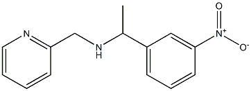 [1-(3-nitrophenyl)ethyl](pyridin-2-ylmethyl)amine Struktur