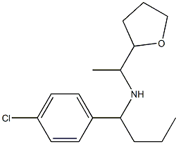 [1-(4-chlorophenyl)butyl][1-(oxolan-2-yl)ethyl]amine Struktur