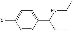 [1-(4-chlorophenyl)propyl](ethyl)amine Struktur