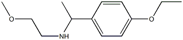 [1-(4-ethoxyphenyl)ethyl](2-methoxyethyl)amine Struktur