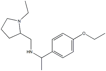 [1-(4-ethoxyphenyl)ethyl][(1-ethylpyrrolidin-2-yl)methyl]amine Struktur