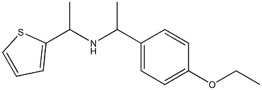 [1-(4-ethoxyphenyl)ethyl][1-(thiophen-2-yl)ethyl]amine Struktur