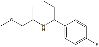 [1-(4-fluorophenyl)propyl](1-methoxypropan-2-yl)amine Struktur